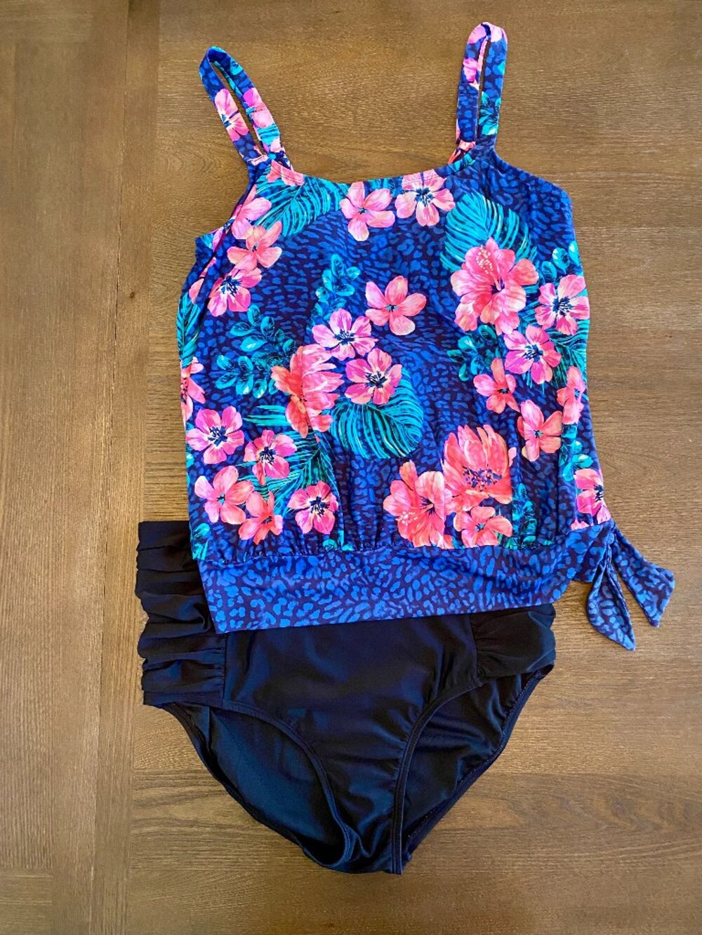 Beach House Tankini Set, Size 14 (Top: Beach House, Bottom: Kona Sol 14W)